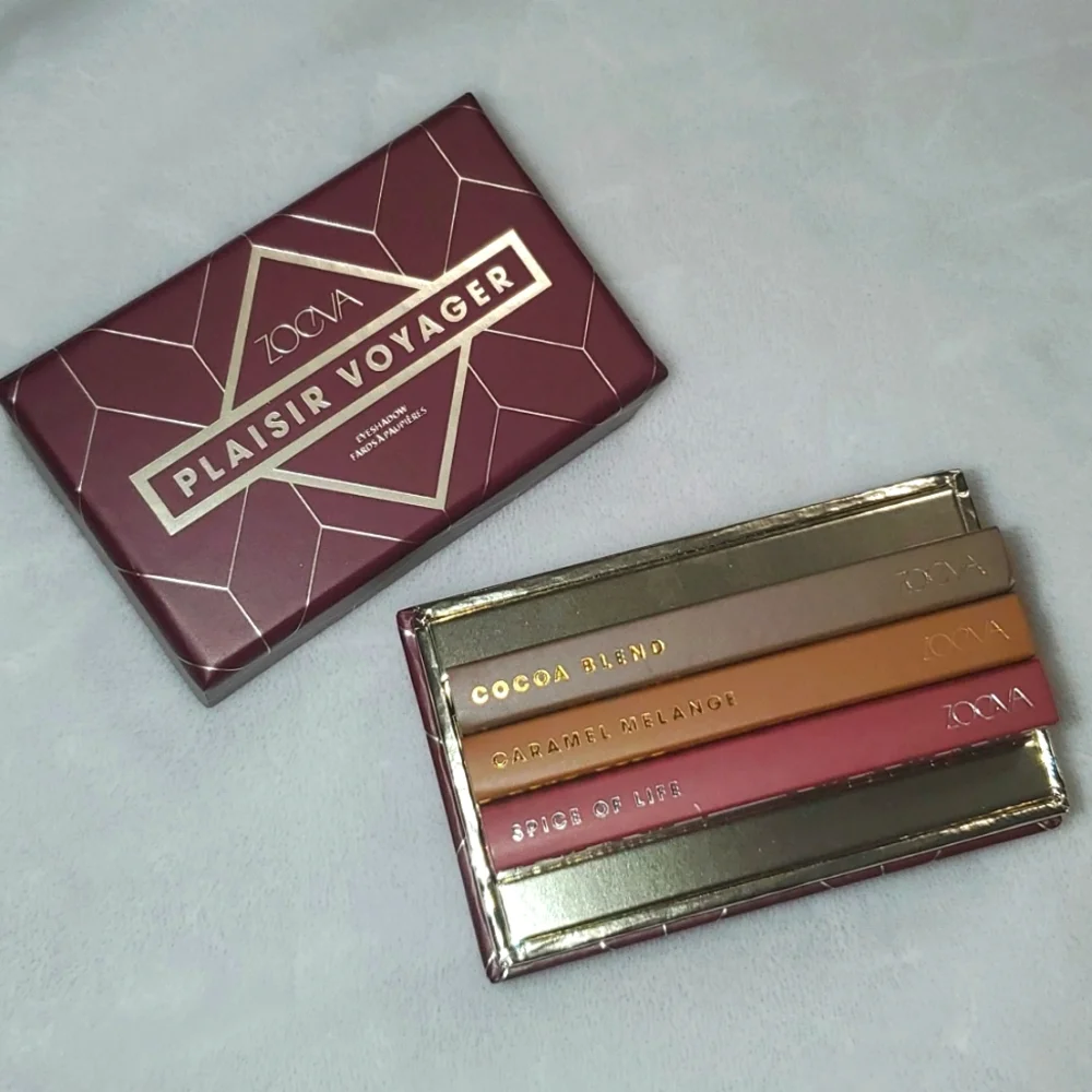 NEW Zoeva Plaisir Voyager Eyeshadow Palette Set 3 pcs